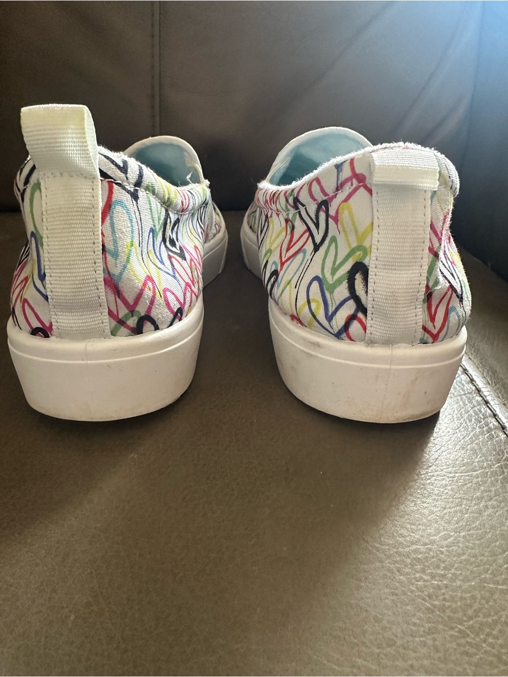 Skechers x JGoldcrown Street Poppy Drippin Love Slipons Graffiti Heart Size 10 - Picture 3 of 9